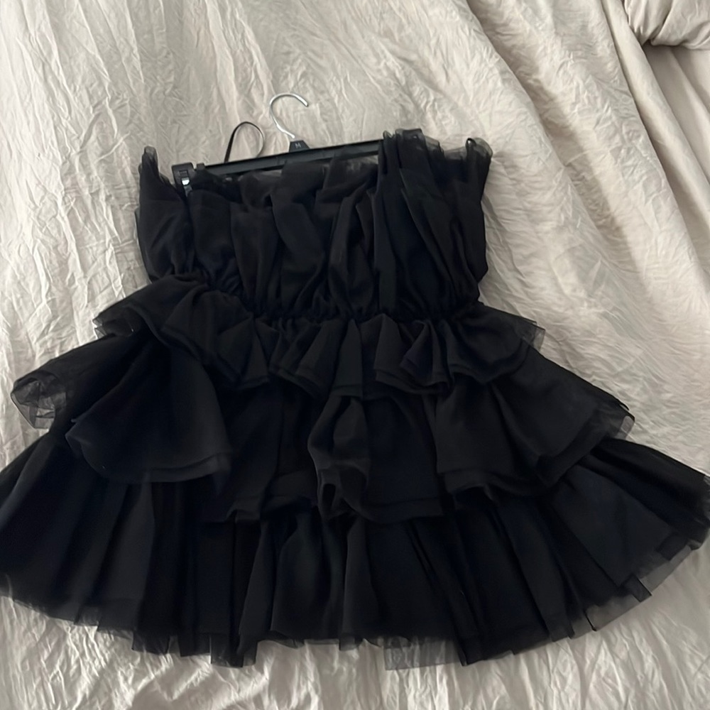 BUDDY LOVE TULL BLACK DRESS